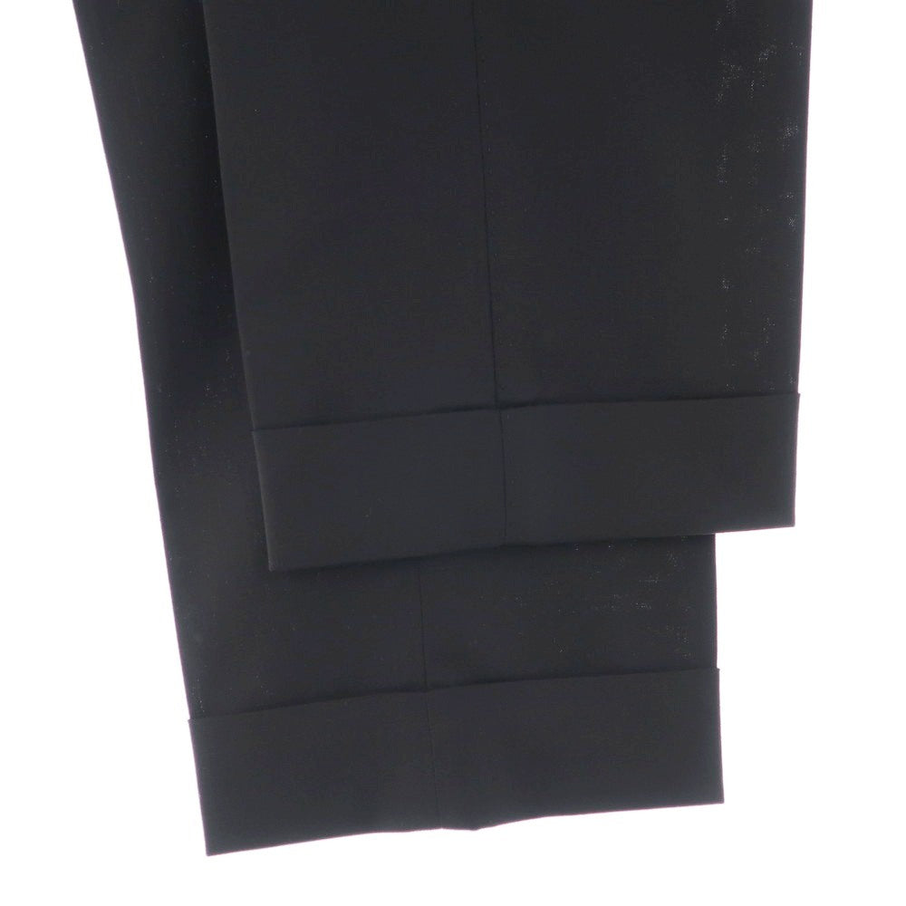 [Used] PT Torino PT TORINO TECHNO WASHABLE WOOL Stretch Polyester Wool Dress Slacks Pants Black [48] [Condition Rank D] [Men&