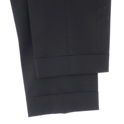 [Used] PT Torino PT TORINO TECHNO WASHABLE WOOL Stretch Polyester Wool Dress Slacks Pants Black [48] [Condition Rank D] [Men&