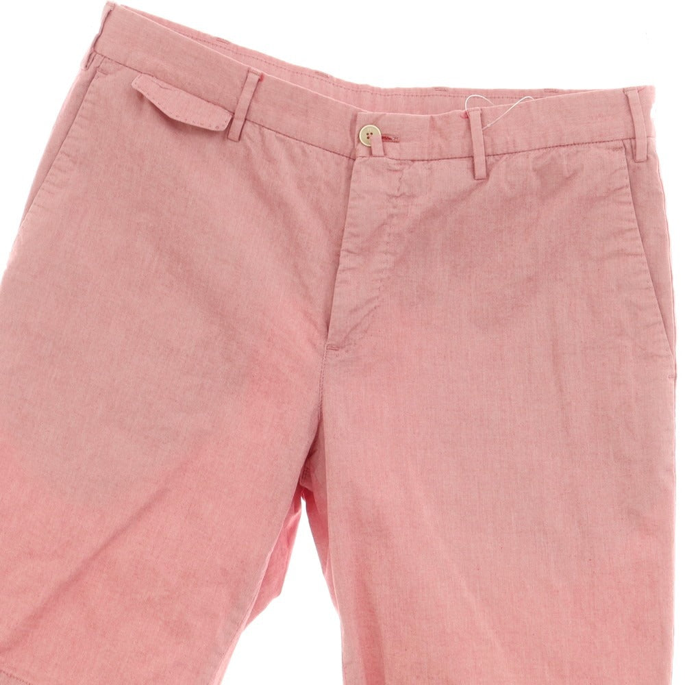 [Used] PT TORINO BERMUDA stretch cotton shorts, red x white [48] [Condition rank B] [Men&