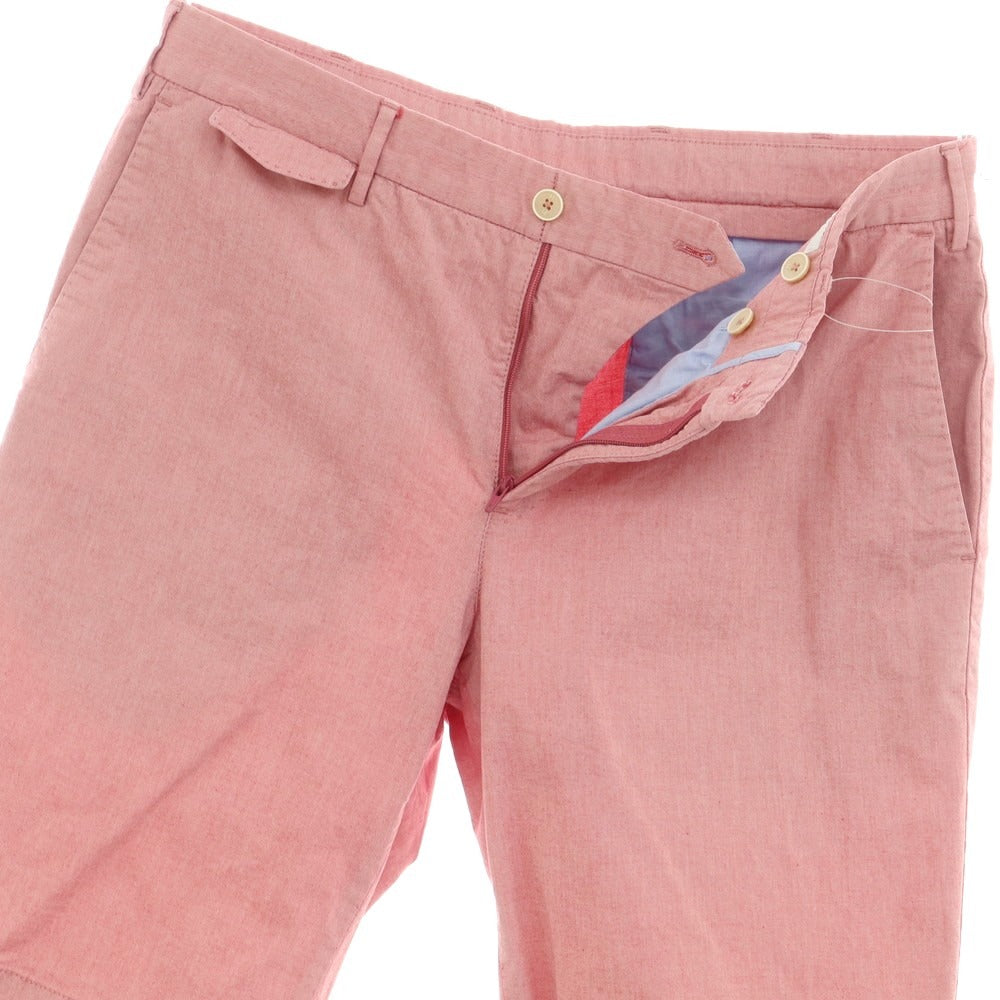 [Used] PT TORINO BERMUDA stretch cotton shorts, red x white [48] [Condition rank B] [Men&