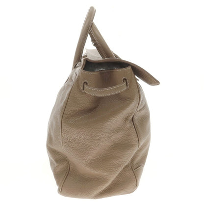 【中古】アカーテ ACATE OSTRO シュリンクレザー フラップ ボストンバッグ トーブ【 状態ランクC 】【 メンズ 】