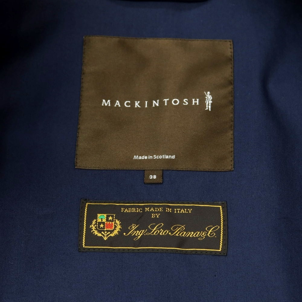 [Used] Mackintosh Loro Piana Cotton Trench Coat Navy [38] [Condition Rank B] [Men&