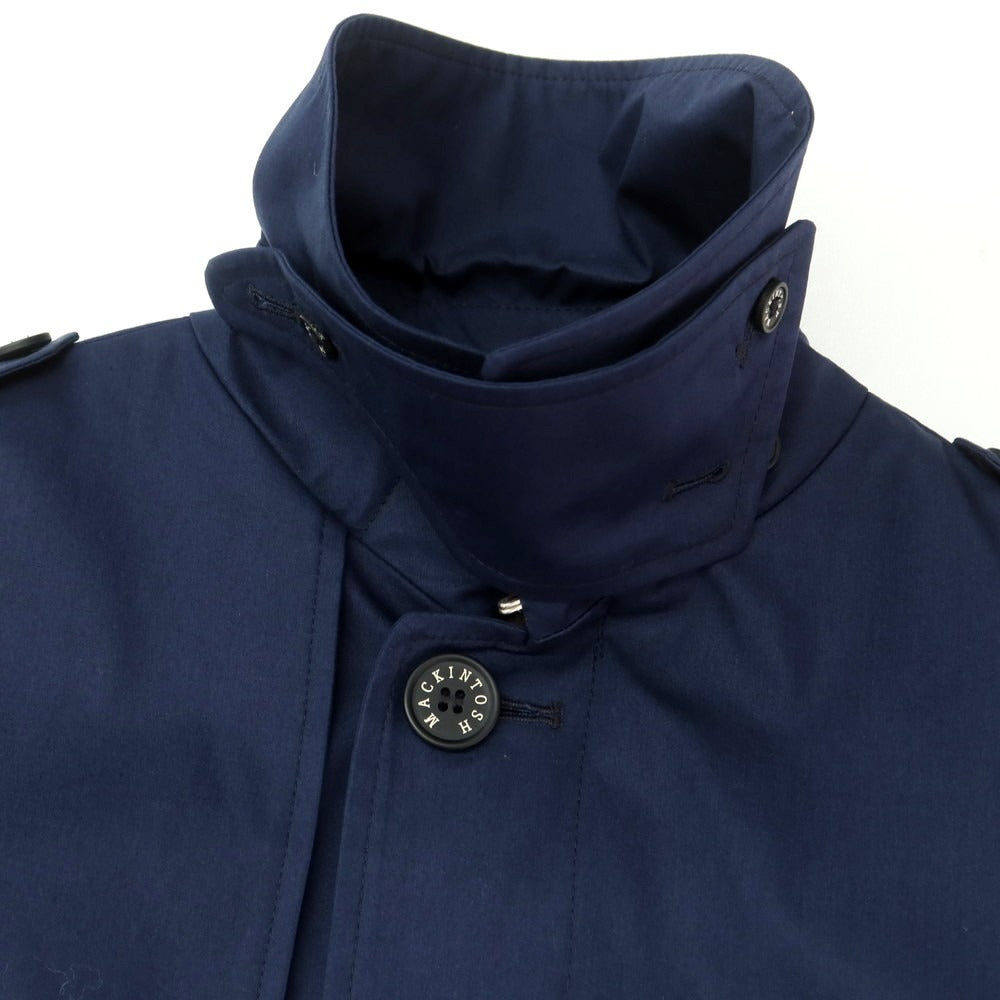 [Used] Mackintosh Loro Piana Cotton Trench Coat Navy [38] [Condition Rank B] [Men&