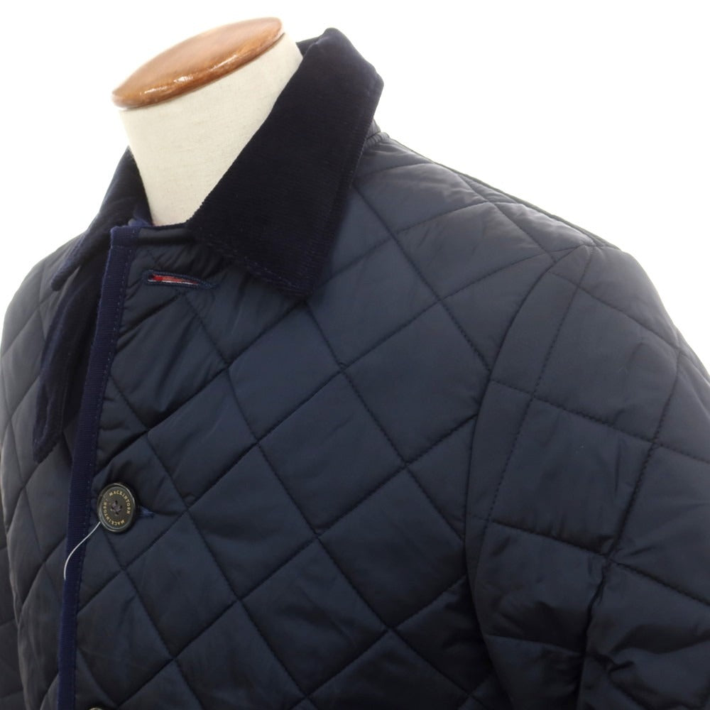 【中古】マッキントッシュ Mackintosh ナイロン キルティングブルゾン ネイビー【 38 】【 状態ランクB 】【 メンズ 】