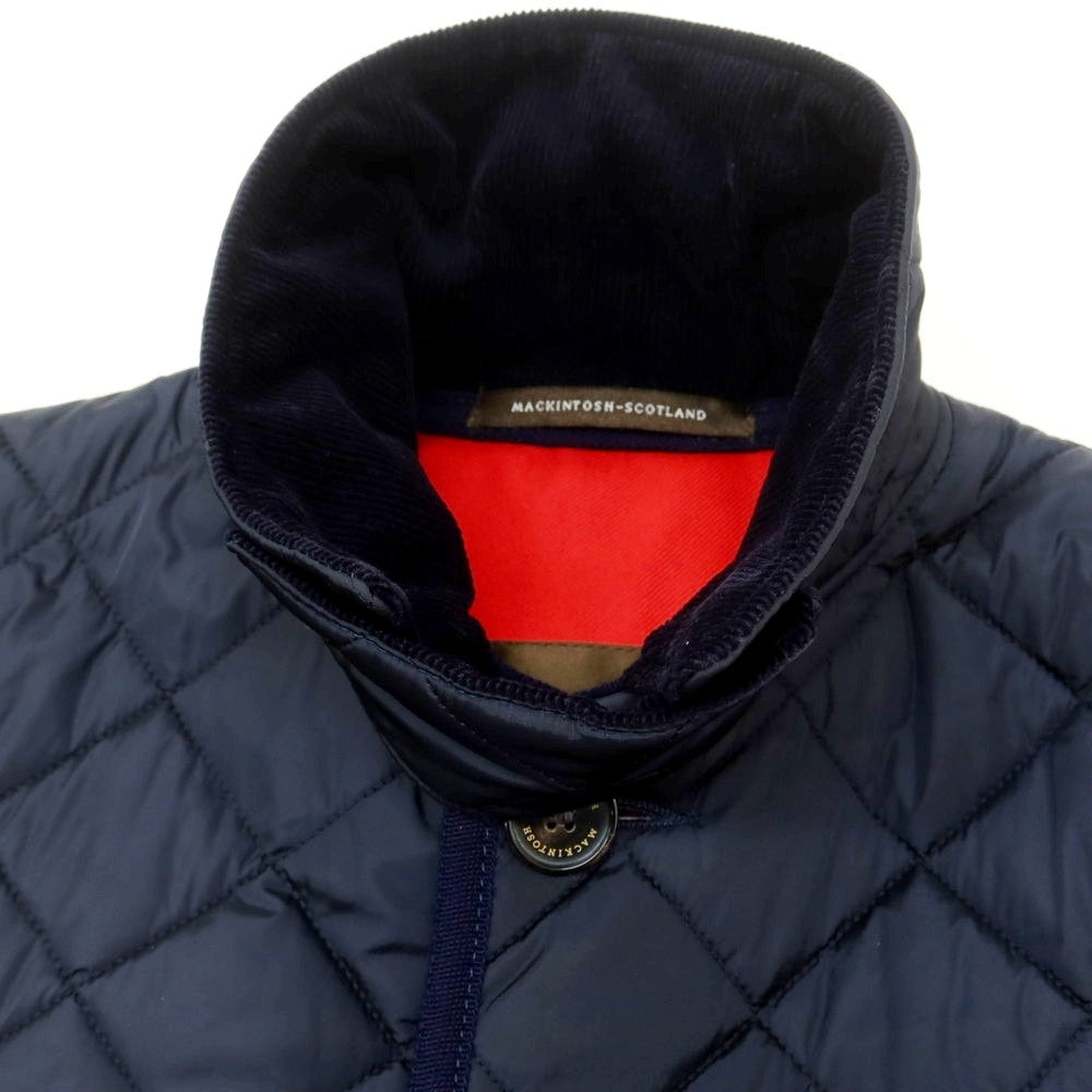 【中古】マッキントッシュ Mackintosh ナイロン キルティングブルゾン ネイビー【 38 】【 状態ランクB 】【 メンズ 】