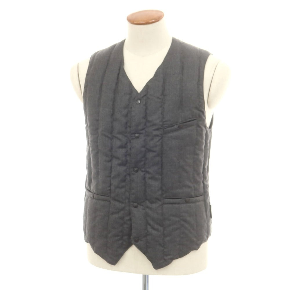 【中古】ロッキーマウンテンフェザーベッド Rocky Mountain FeatherBed ウール ダウンベスト ジレ グレー【 38 】【 状態ランクB 】【 メンズ 】