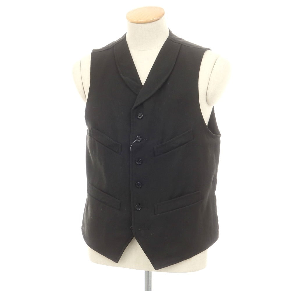 【中古】エンジニアードガーメンツ Engineered Garments ツイルウール カジュアル系ジレ ベスト ブラック【 サイズS 】【 状態ランクB 】【 メンズ 】 [CPD]