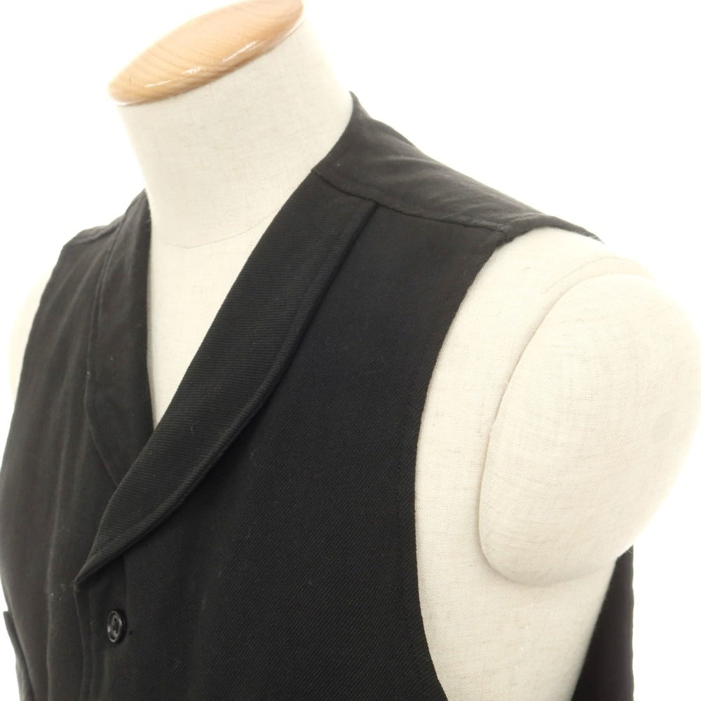 【中古】エンジニアードガーメンツ Engineered Garments ツイルウール カジュアル系ジレ ベスト ブラック【 サイズS 】【 状態ランクB 】【 メンズ 】 [CPD]