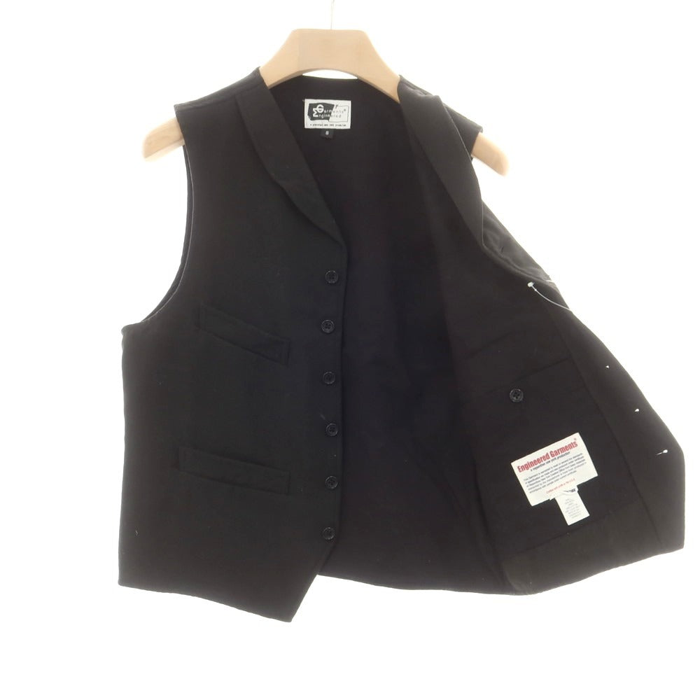 【中古】エンジニアードガーメンツ Engineered Garments ツイルウール カジュアル系ジレ ベスト ブラック【 サイズS 】【 状態ランクB 】【 メンズ 】 [CPD]