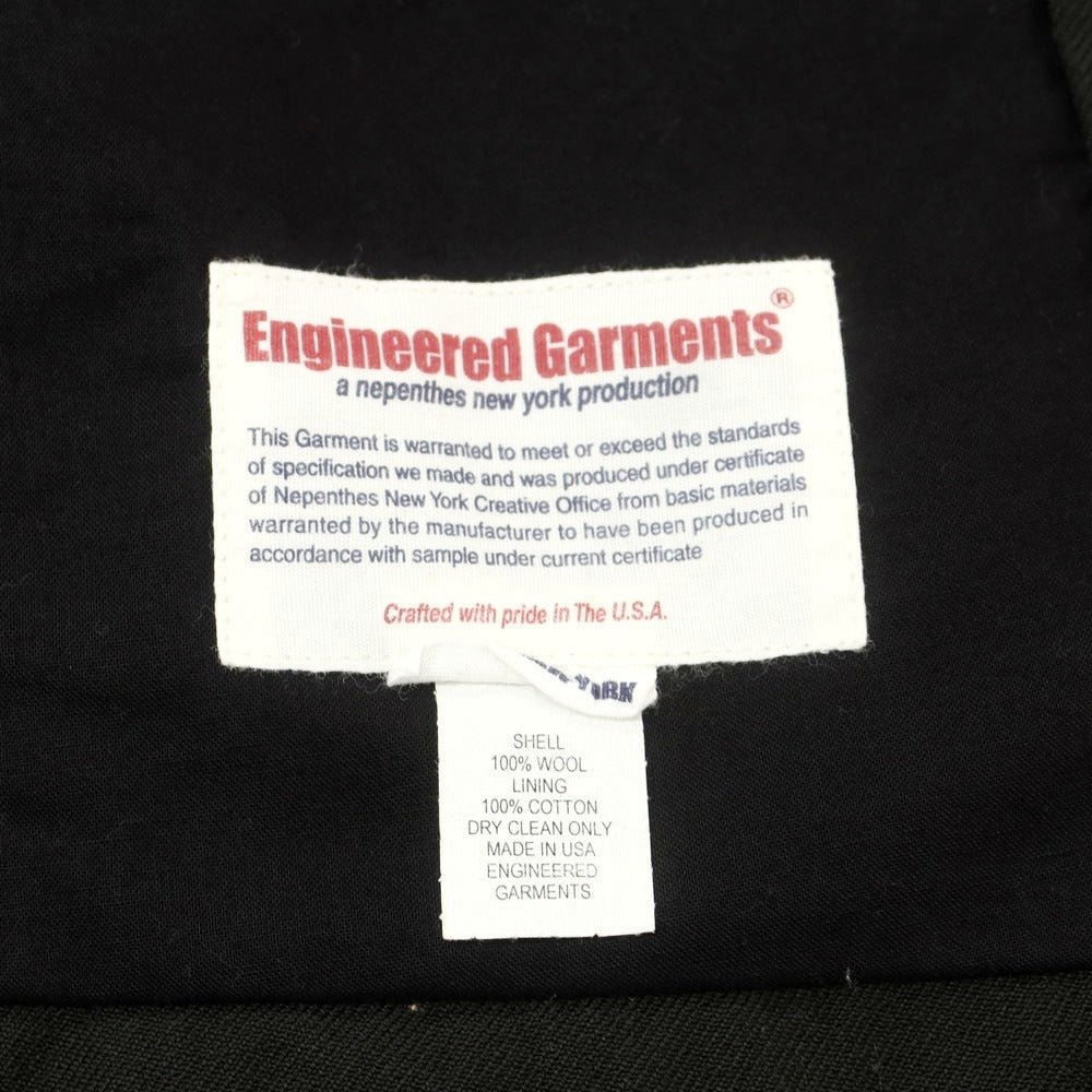 【中古】エンジニアードガーメンツ Engineered Garments ツイルウール カジュアル系ジレ ベスト ブラック【 サイズS 】【 状態ランクB 】【 メンズ 】 [CPD]