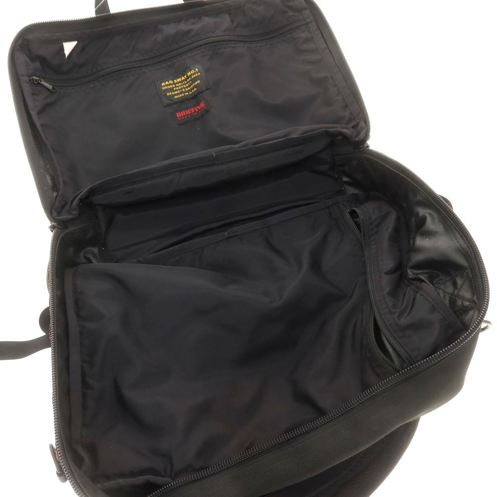 [Used] BRIEFING BEAMS PLUS special order 3WAY ballistic nylon briefcase black [Condition rank B] [Men&