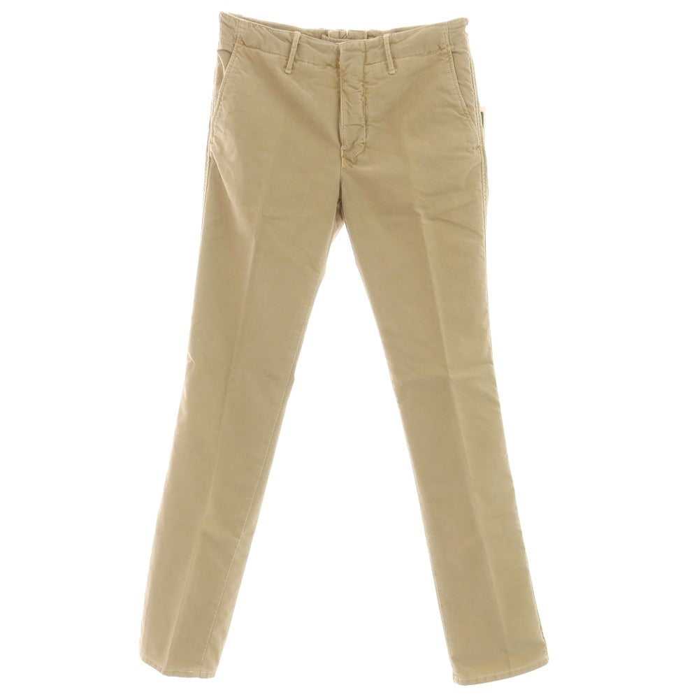 [New Outlet] INCOTEX SLIM FIT Stretch Cotton Chino Pants Beige [31] [Condition Rank N-] [Men&