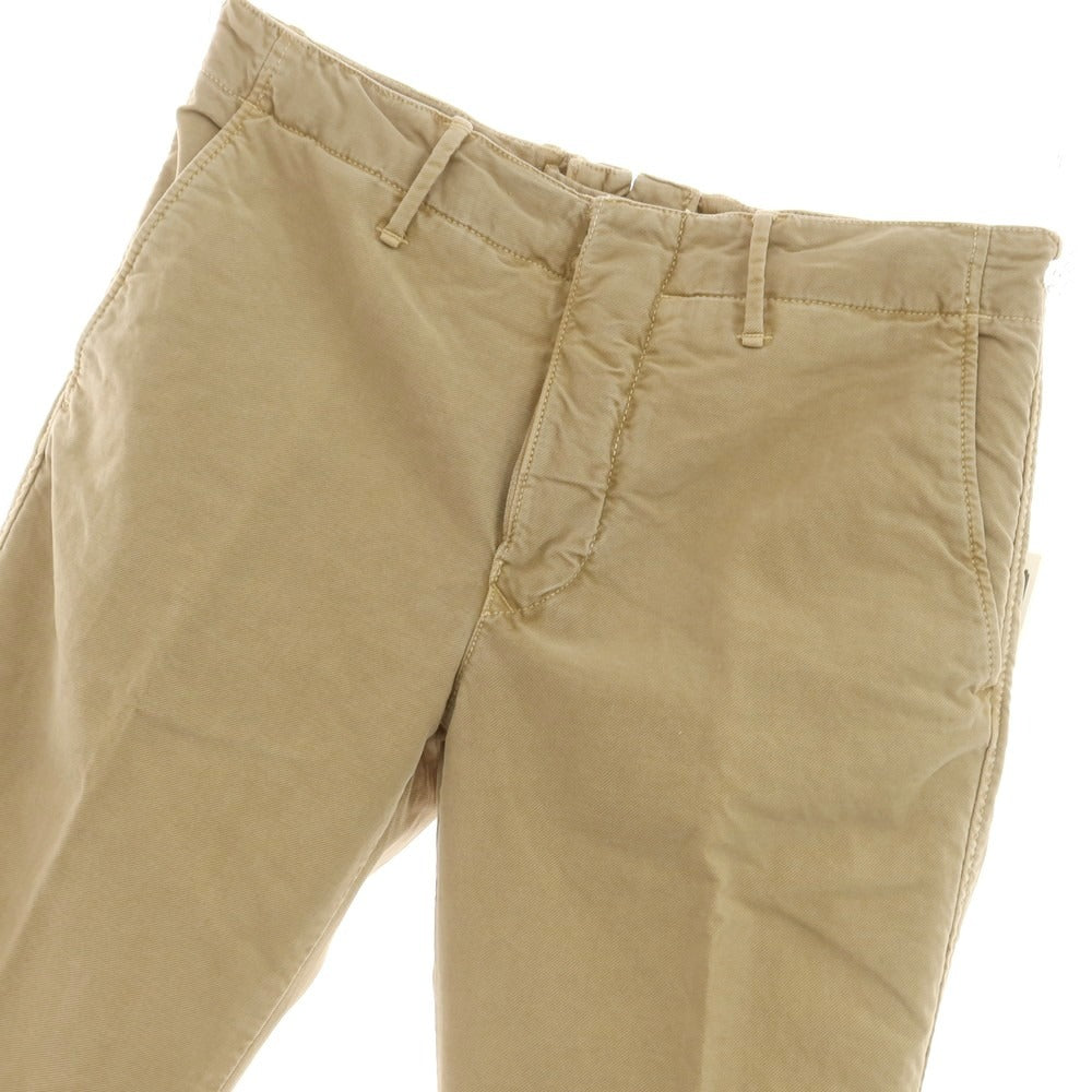 [New Outlet] INCOTEX SLIM FIT Stretch Cotton Chino Pants Beige [31] [Condition Rank N-] [Men&