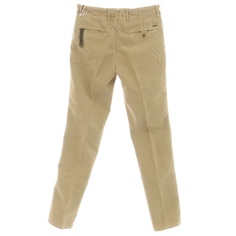 [New Outlet] INCOTEX SLIM FIT Stretch Cotton Chino Pants Beige [31] [Condition Rank N-] [Men&