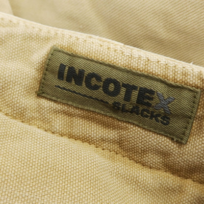 [New Outlet] INCOTEX SLIM FIT Stretch Cotton Chino Pants Beige [32] [Condition Rank N-] [Men&