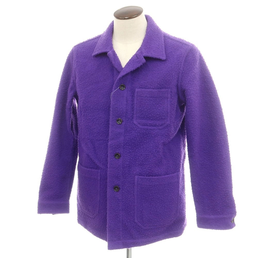 【中古】シャトールフセン Chato Lufsen ウール系 ピリング加工 カバーオール パープル【 表記なし(L位) 】【 状態ランクB 】【 メンズ 】