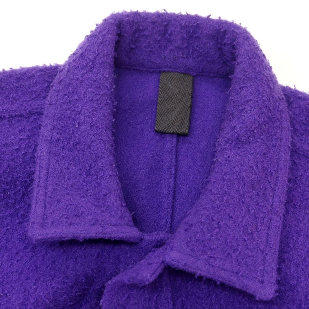 【中古】シャトールフセン Chato Lufsen ウール系 ピリング加工 カバーオール パープル【 表記なし（Ｌ位） 】【 状態ランクB 】【 メンズ 】