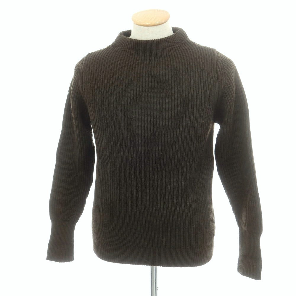 【中古】アンデルセンアンデルセン ANDERSEN-ANDERSEN ウール モックネック プルオーバーニット ダークオリーブ【 XS 】【 状態ランクB 】【 メンズ 】