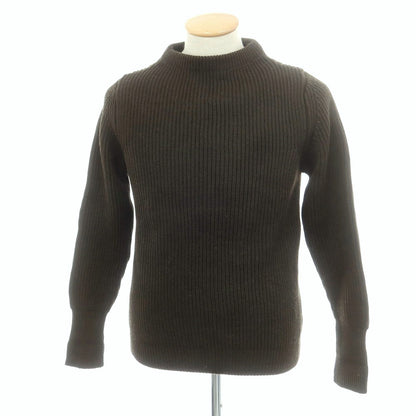【中古】アンデルセンアンデルセン ANDERSEN-ANDERSEN ウール モックネック プルオーバーニット ダークオリーブ【 XS 】【 状態ランクB 】【 メンズ 】