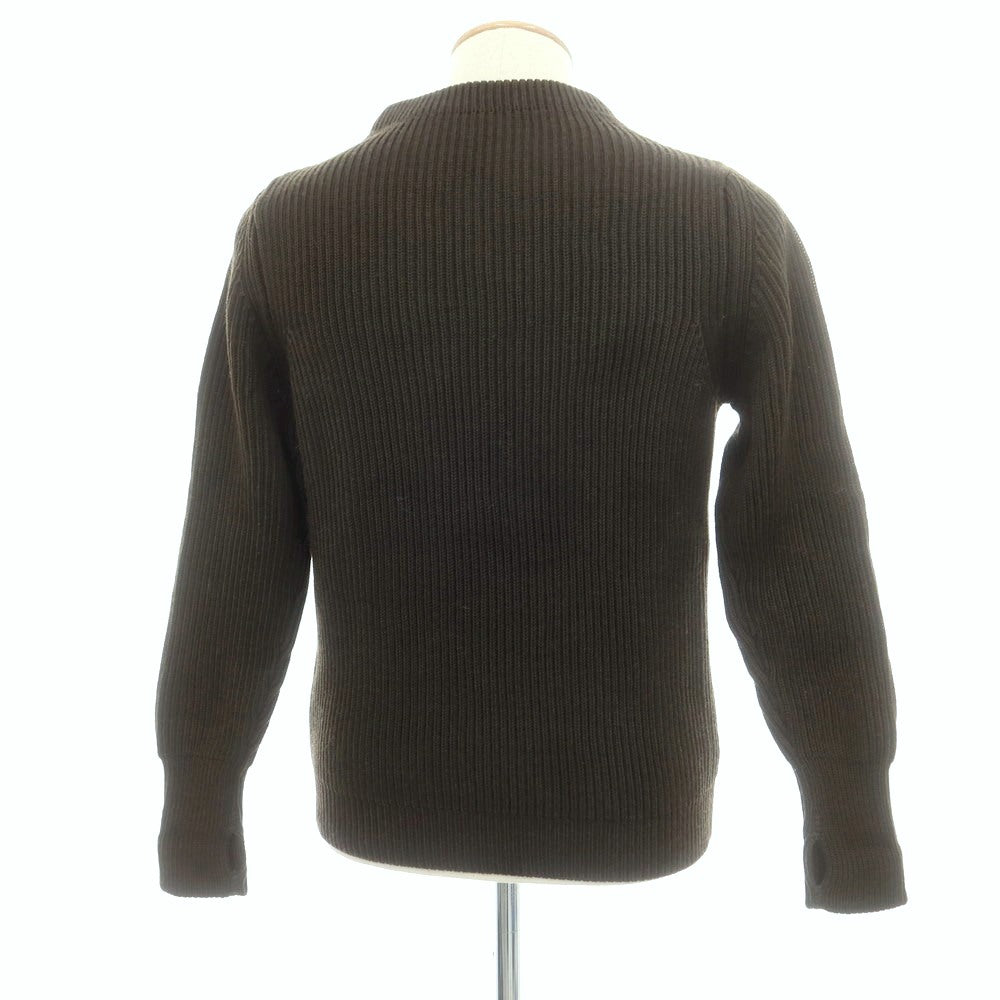 【中古】アンデルセンアンデルセン ANDERSEN-ANDERSEN ウール モックネック プルオーバーニット ダークオリーブ【 XS 】【 状態ランクB 】【 メンズ 】