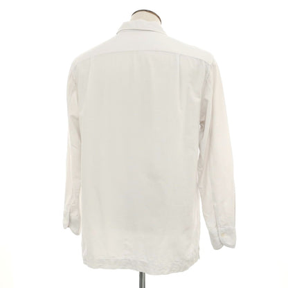 【中古】ピリオドフィーチャーズ PERIOD FEATURES コットン オープンカラー カジュアルシャツ オフホワイト【 3 】【 状態ランクB 】【 メンズ 】