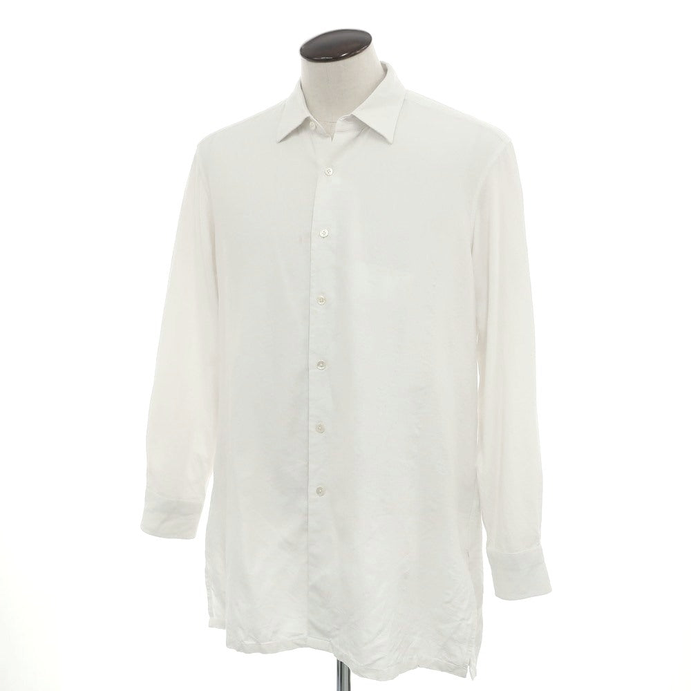 [Used] PERIOD FEATURES Cotton Regular Collar Casual Shirt White [3] [Condition Rank B] [Men&