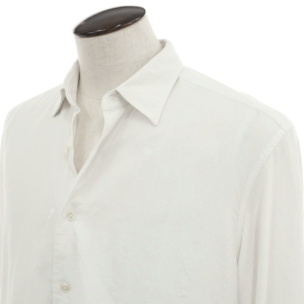 [Used] PERIOD FEATURES Cotton Regular Collar Casual Shirt White [3] [Condition Rank B] [Men&