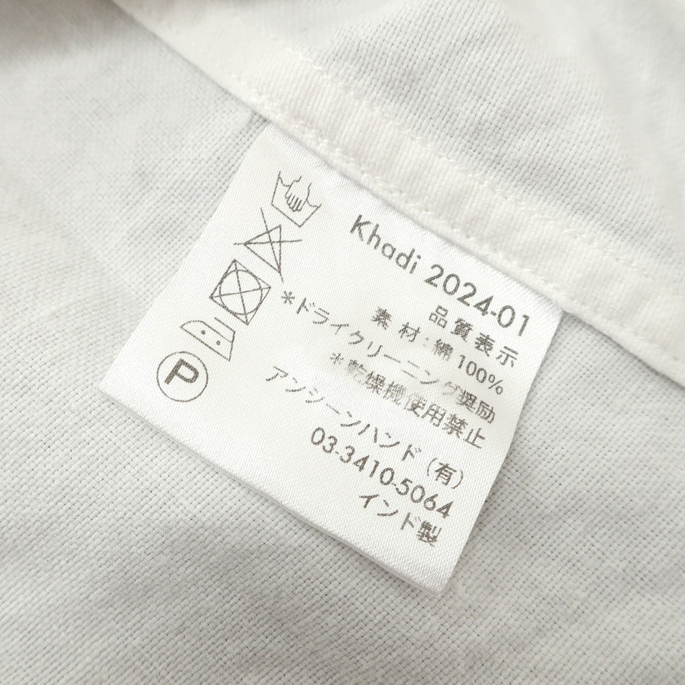 [Used] PERIOD FEATURES Cotton Regular Collar Casual Shirt White [3] [Condition Rank B] [Men&