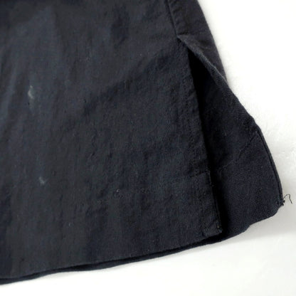 【中古】ピリオドフィーチャーズ PERIOD FEATURES コットン オープンカラー カジュアルシャツ ブラック【 4 】【 状態ランクB 】【 メンズ 】