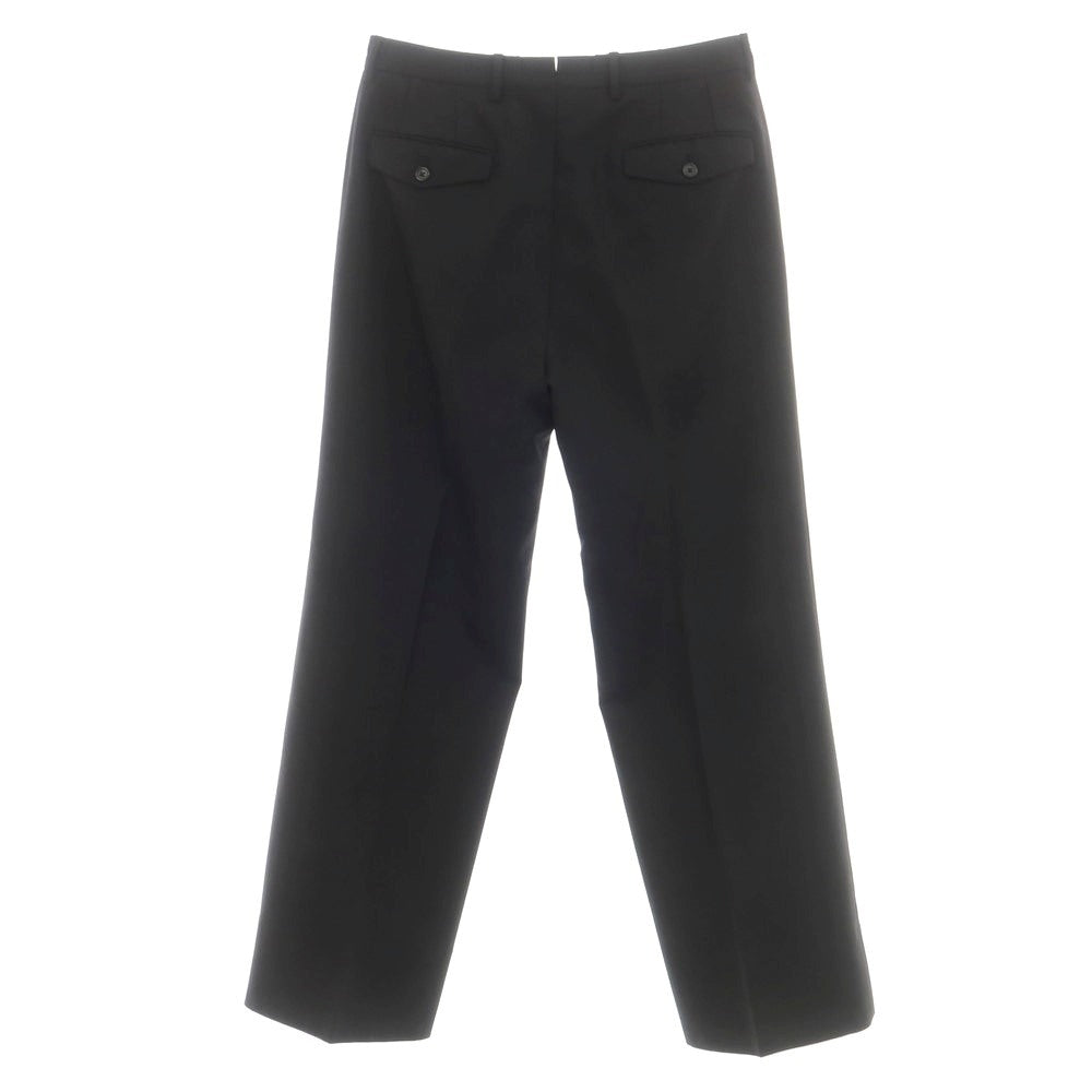 [Used] HUSBANDS wool casual slacks pants, black [40] [Condition rank B] [Men&