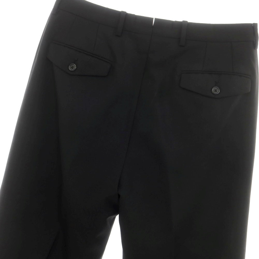 [Used] HUSBANDS wool casual slacks pants, black [40] [Condition rank B] [Men&