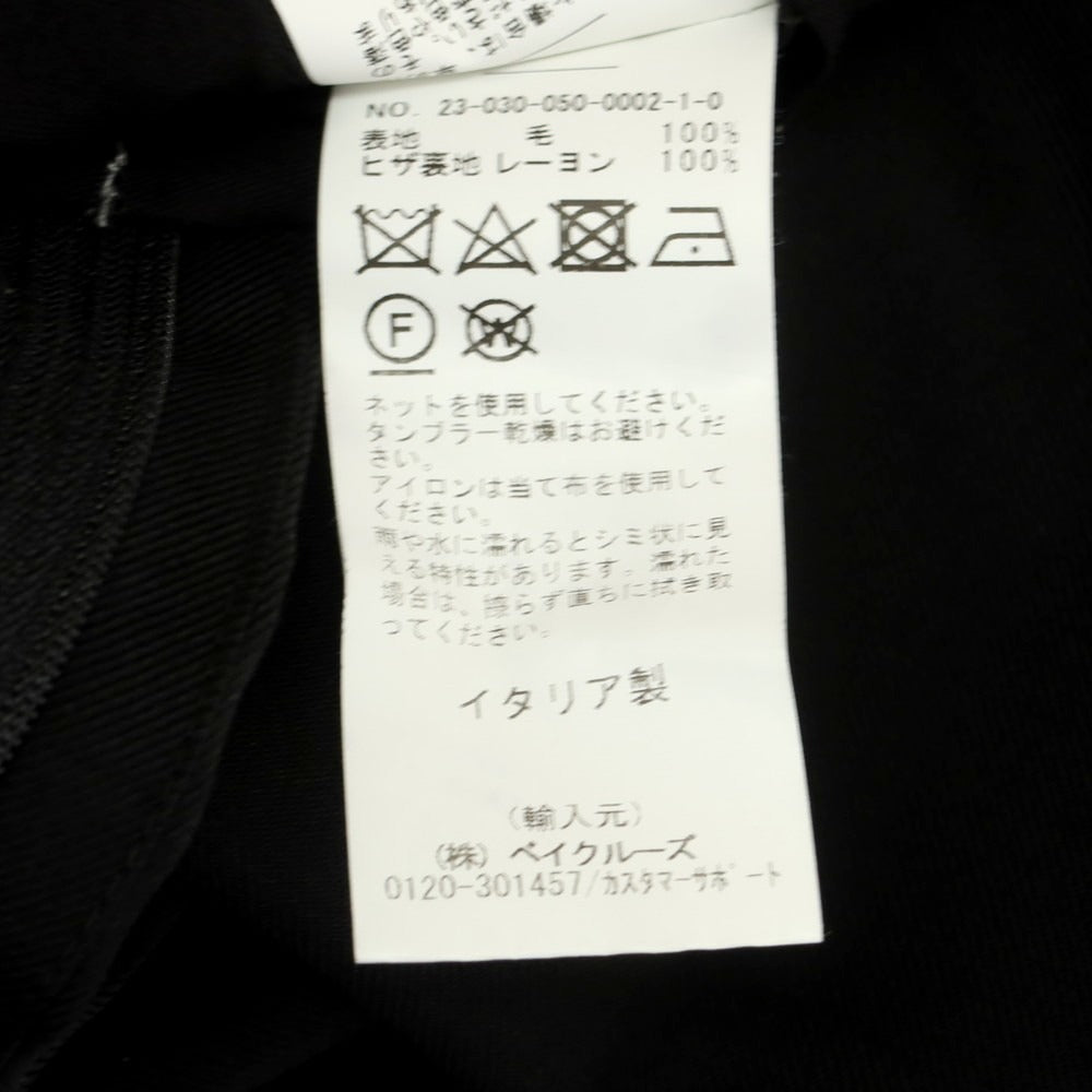 [Used] HUSBANDS wool casual slacks pants, black [40] [Condition rank B] [Men&