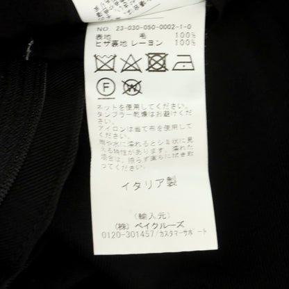 [Used] HUSBANDS wool casual slacks pants, black [40] [Condition rank B] [Men&