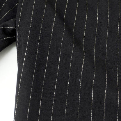 [Used] AMC Wool Linen Pinstripe Casual Slacks Pants Dark Navy x White [52] [Condition Rank B] [Men&