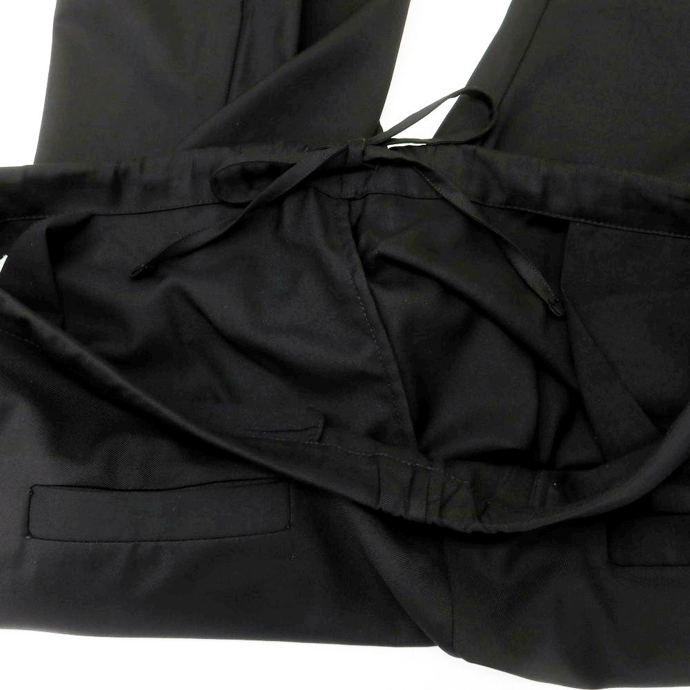 【中古】ガブリエラ コール ガーメンツ GABRIELA COLL GARMENTS ウール イージーパンツ ブラック【 3 】【 状態ランクB 】【 メンズ 】