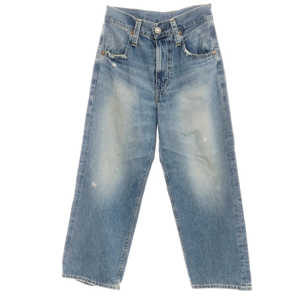 [Used] KOOKY ZOO Damaged &amp;amp; Repaired Cotton Jeans Denim Pants Blue Indigo [2] [Condition Rank B] [Men&