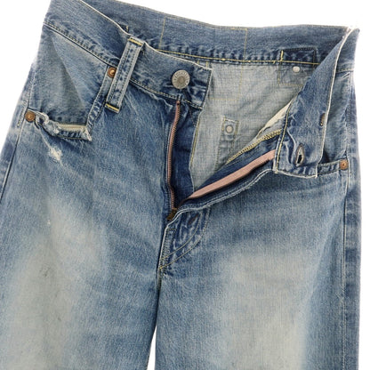 [Used] KOOKY ZOO Damaged &amp;amp; Repaired Cotton Jeans Denim Pants Blue Indigo [2] [Condition Rank B] [Men&