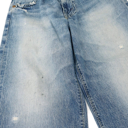 [Used] KOOKY ZOO Damaged &amp;amp; Repaired Cotton Jeans Denim Pants Blue Indigo [2] [Condition Rank B] [Men&