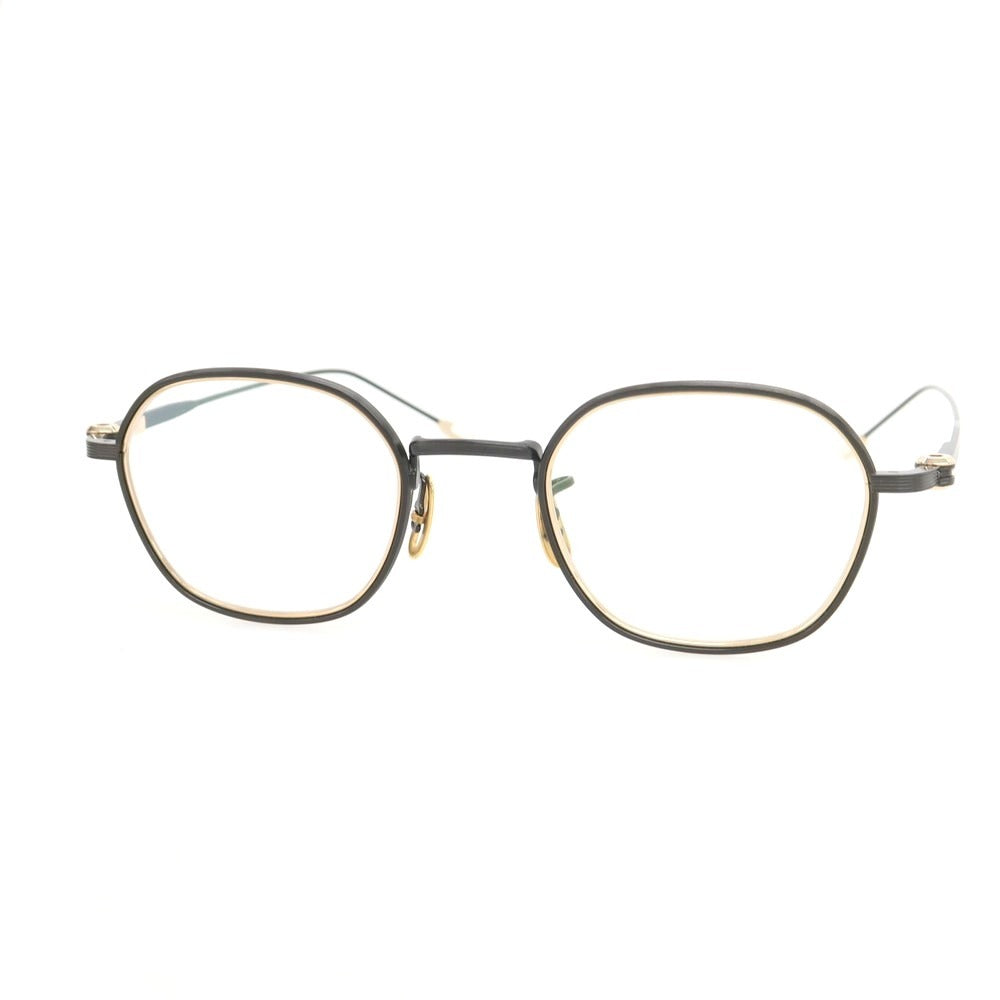 【中古】ユウイチ トヤマ YUICHI TOYAMA YUICHI TOYAMA:5 BANKSIDE メガネ マットブラックxゴールド【 46□22 146 】【 状態ランクA 】【 メンズ 】
