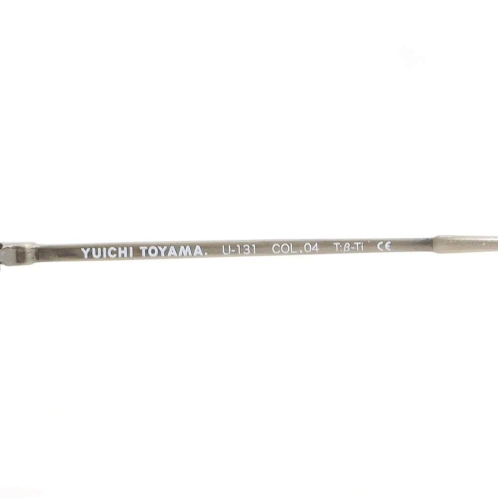 【中古】ユウイチ トヤマ YUICHI TOYAMA U-131 F.Marianne チタン メガネ クリアブラウンxアンティークゴールド【 44□24 145 】【 状態ランクA 】【 メンズ 】[CPD]