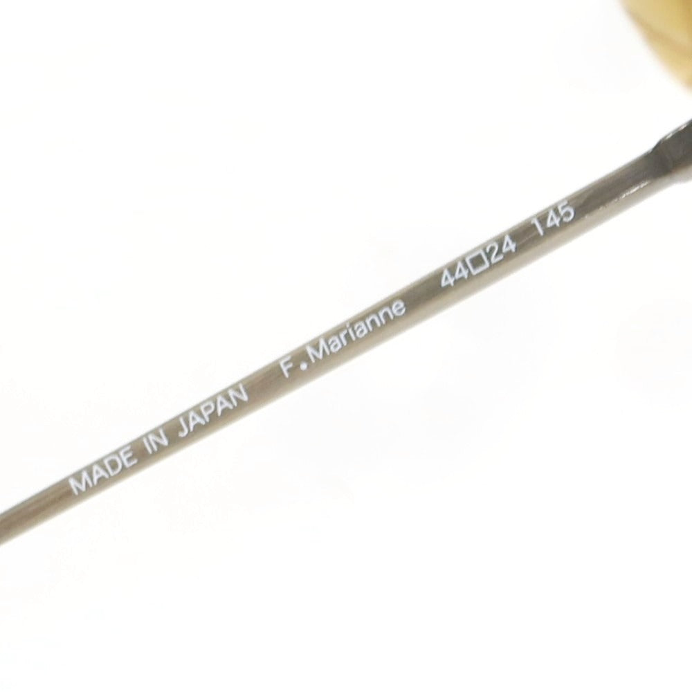 【中古】ユウイチ トヤマ YUICHI TOYAMA U-131 F.Marianne チタン メガネ クリアブラウンxアンティークゴールド【 44□24 145 】【 状態ランクA 】【 メンズ 】
