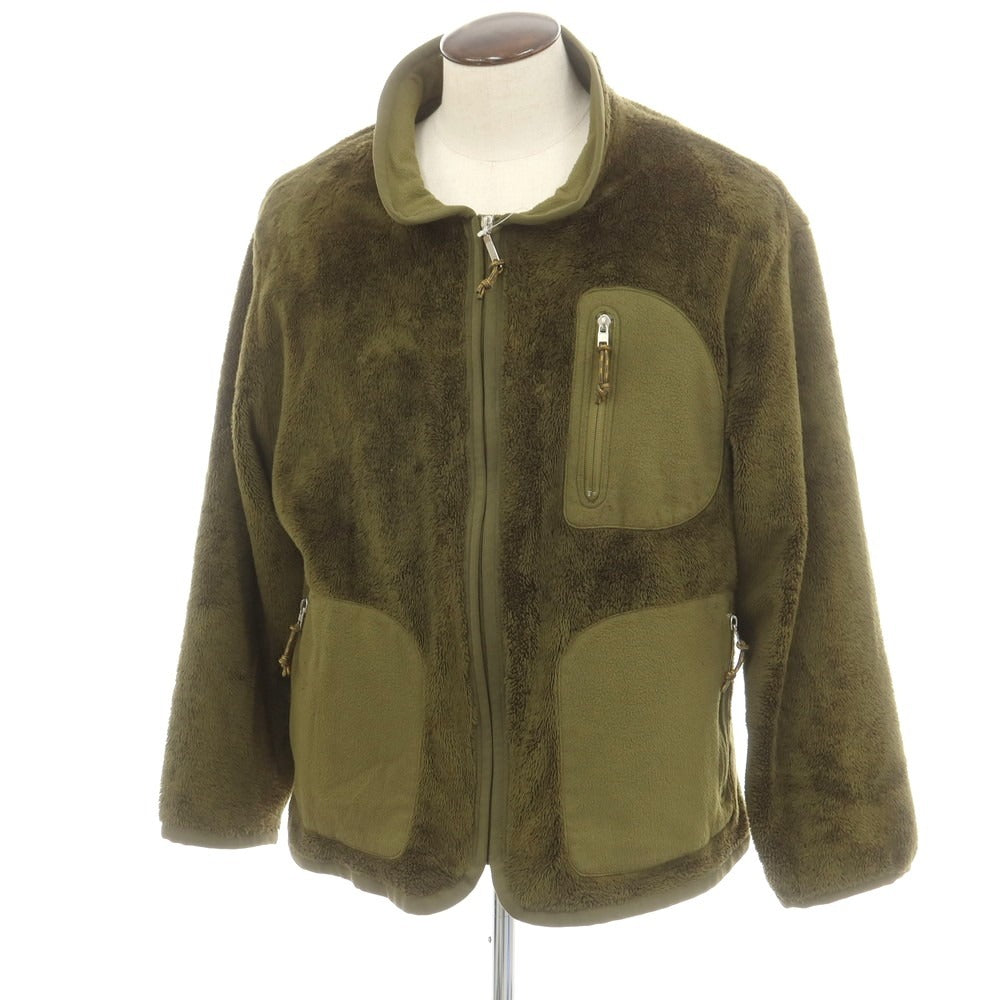 【中古】ポータークラシック PORTER CLASSIC ポリエステル ジップアップ フリースジャケット グリーン【 L 】【 状態ランクB 】【 メンズ 】