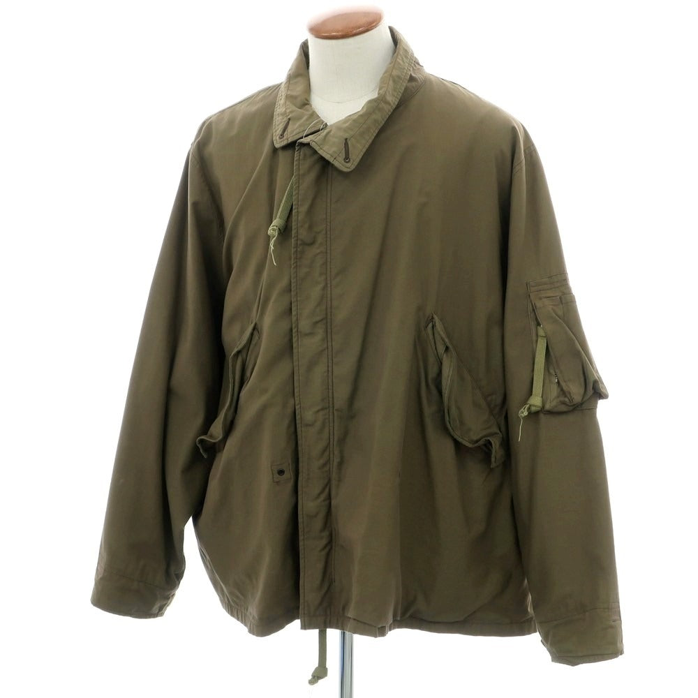 【中古】リパーパス RE-PURPOSE コットン ミリタリージャケット オリーブ【 F 】【 状態ランクC 】【 メンズ 】