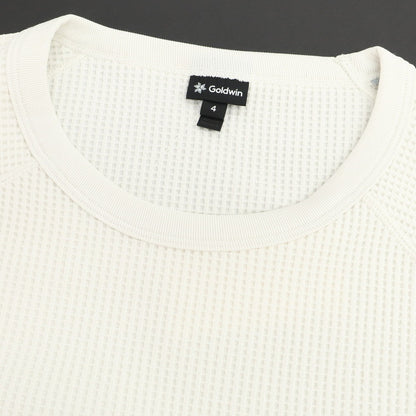 [Used] GOLDWIN Polyester Crew Neck Long Sleeve T-Shirt White [4] [Condition Rank B] [Men&