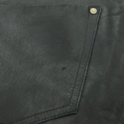 【中古】サスクワァッチファブリックス SASQUATCHfabrix. カウレザー 5ポケットパンツ ブラック【 S 】【 状態ランクC 】【 メンズ 】