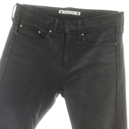 【中古】サスクワァッチファブリックス SASQUATCHfabrix. カウレザー 5ポケットパンツ ブラック【 S 】【 状態ランクC 】【 メンズ 】
