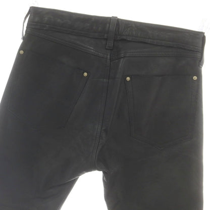 【中古】サスクワァッチファブリックス SASQUATCHfabrix. カウレザー 5ポケットパンツ ブラック【 S 】【 状態ランクC 】【 メンズ 】