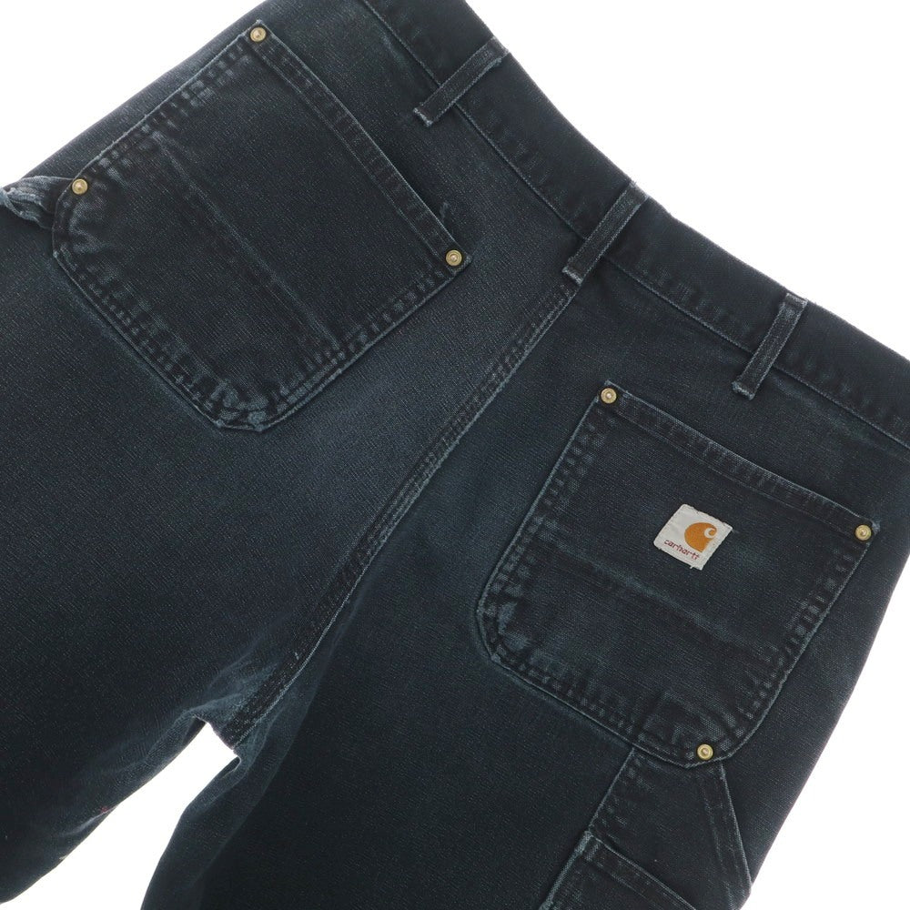 [Used] Carhartt Cotton Work Pants, Black [No size indicated (L)] [Condition Rank D] [Men&