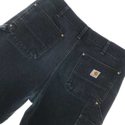 [Used] Carhartt Cotton Work Pants, Black [No size indicated (L)] [Condition Rank D] [Men&