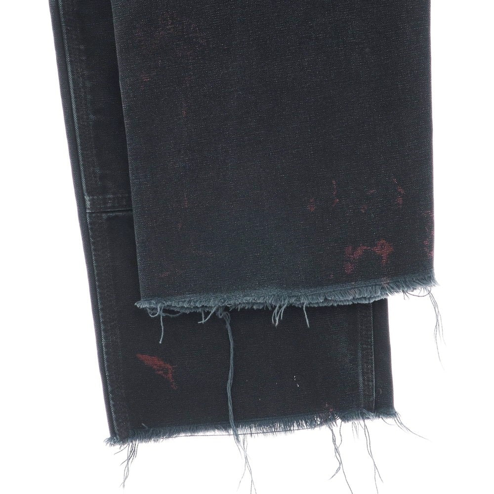 [Used] Carhartt Cotton Work Pants, Black [No size indicated (L)] [Condition Rank D] [Men&